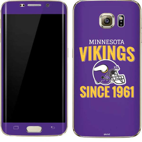 NFL Minnesota Vikings Helmet Galaxy S7 Edge Skin